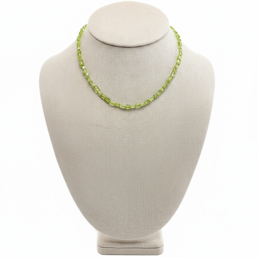 Green Peridot Necklace