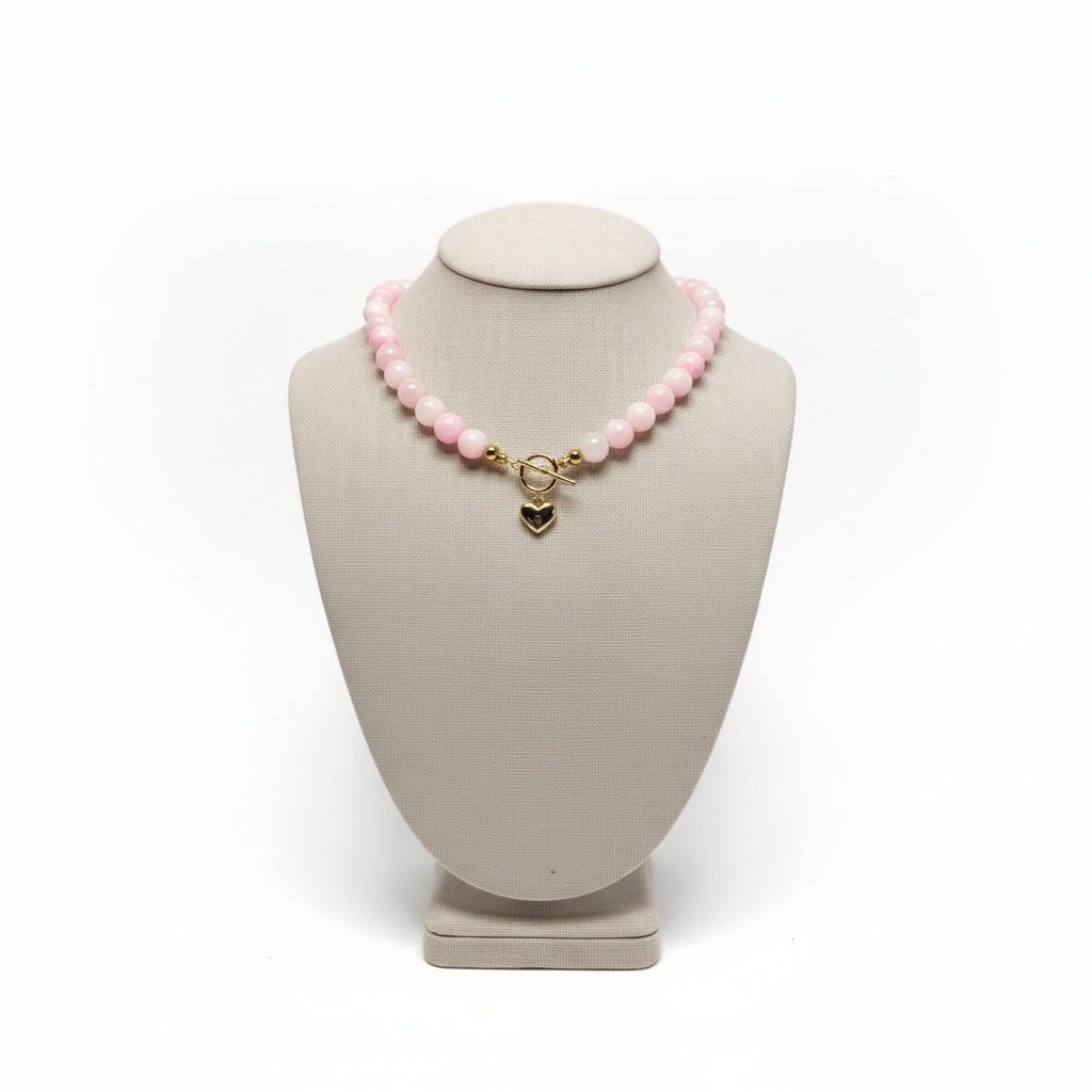 The Blush Heart Necklace