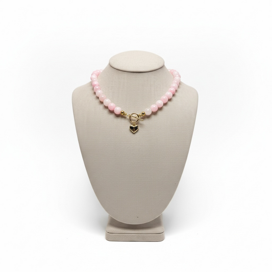 The Blush Heart Necklace
