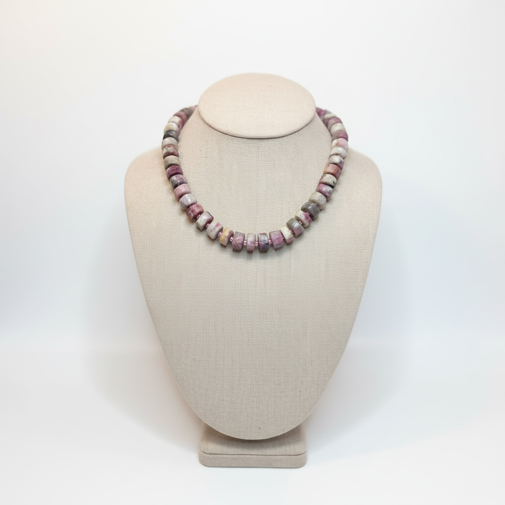 Pink Moonstone Necklace