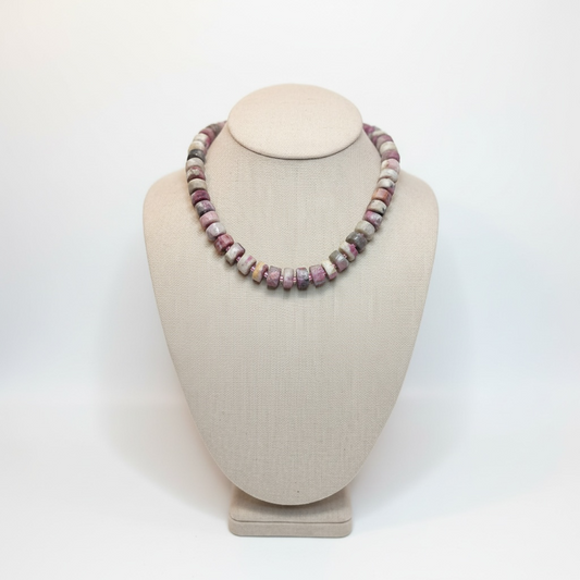 Pink Moonstone Necklace