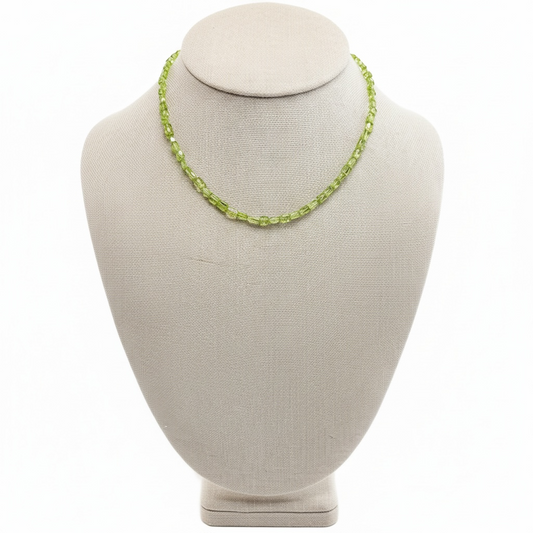 Green Peridot Necklace