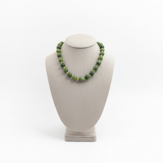 Green Bubble Necklace